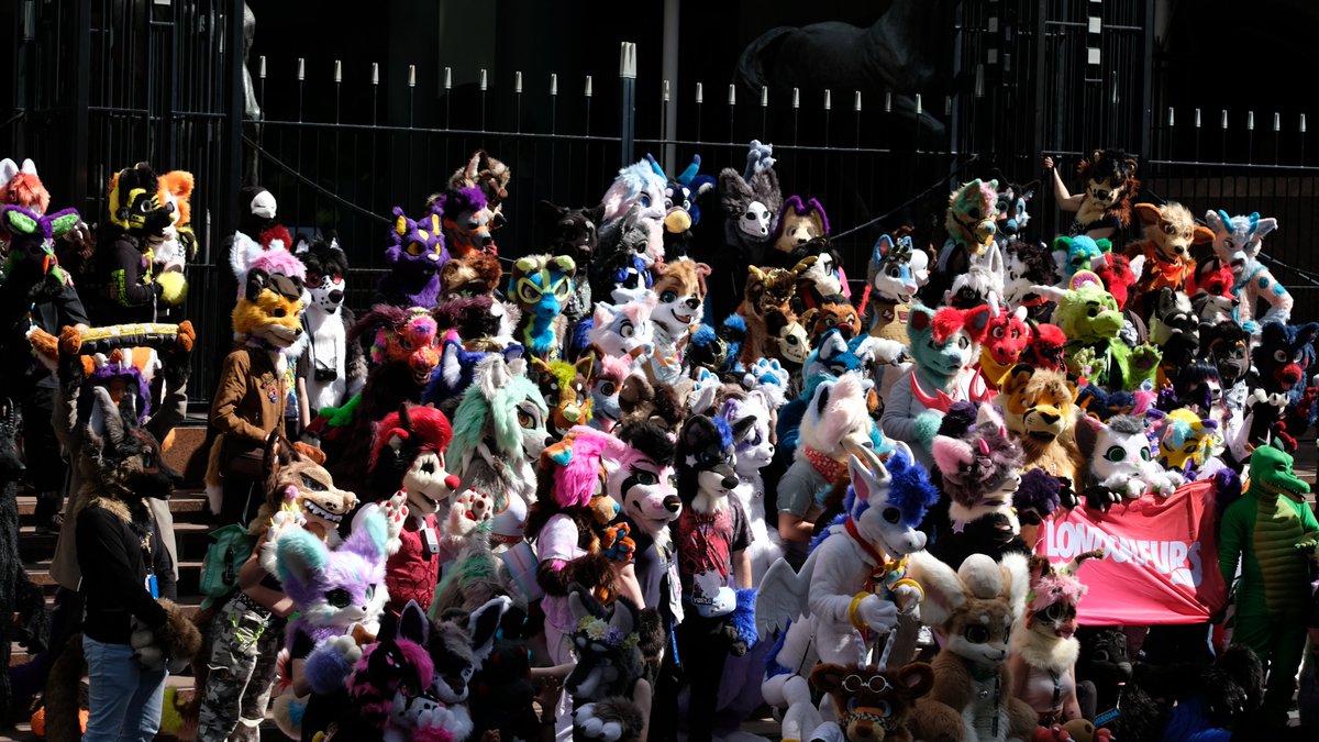 FineQuasar17's tweet image. Had a good time today @LondonFurs