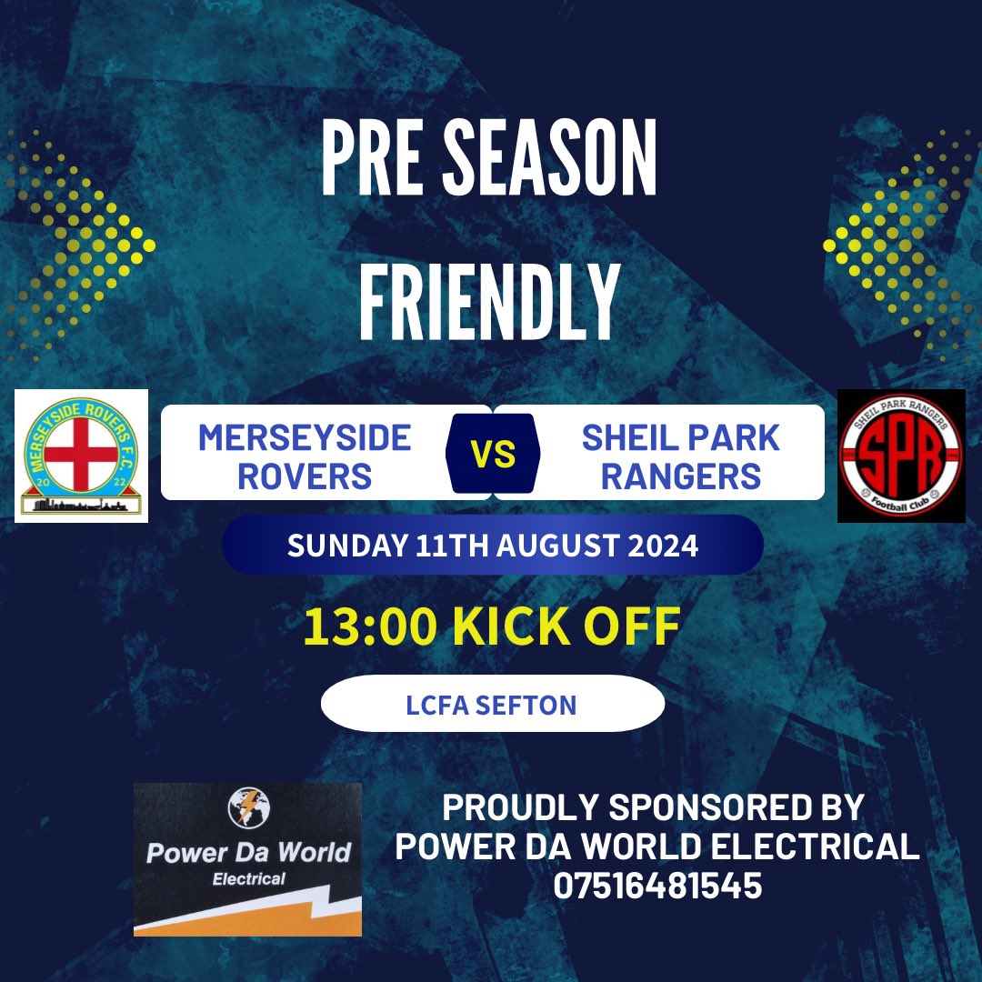 Second pre season friendly vs <a href="/sheilpark1/">Sheil park rangers</a> tomorrow, good luck lads🤝🔵