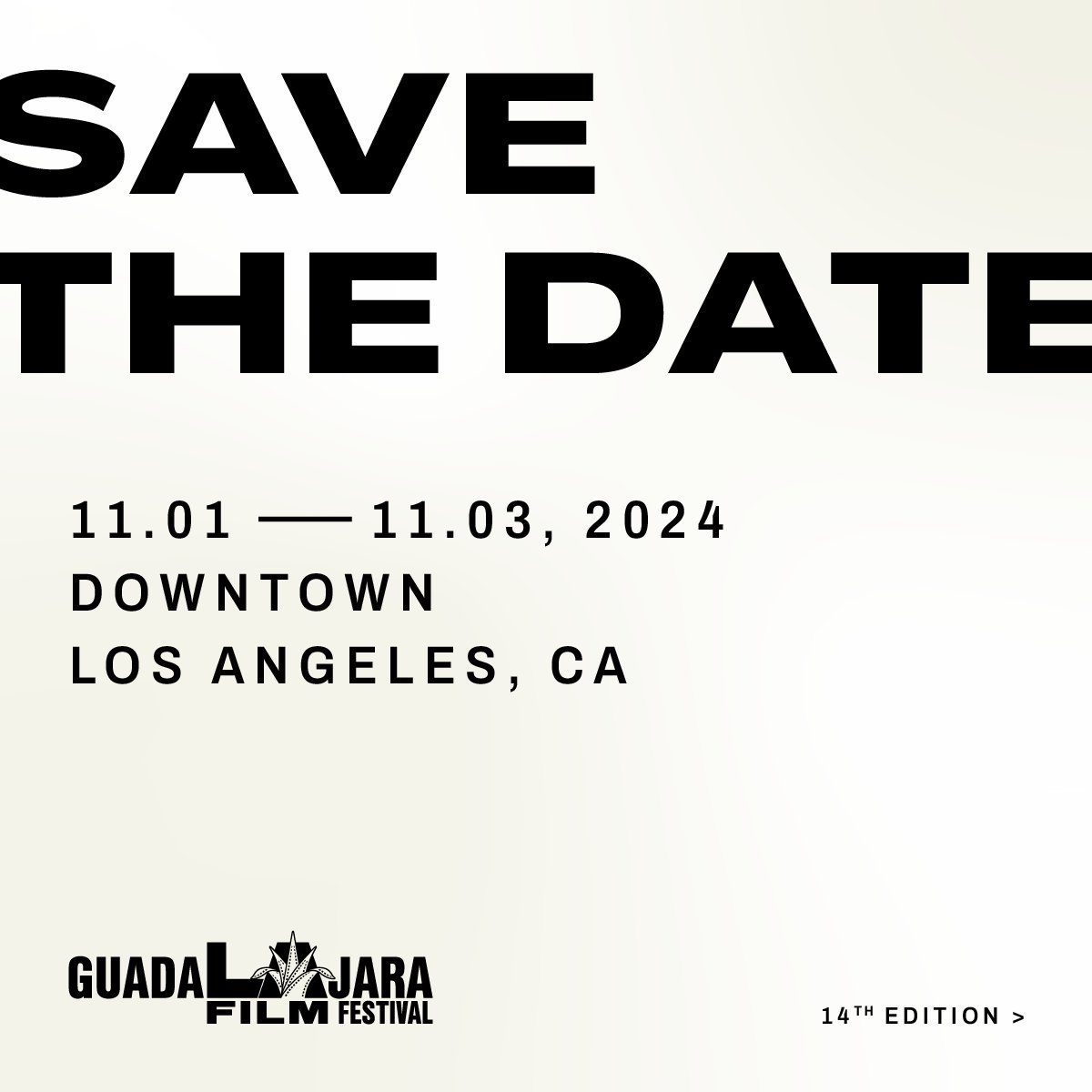 📅 SAVE THE DATE📽️✨

Get ready for the GuadaLAjara Film Festival (GLAFF) 2024! 
Join us in #LosAngeles ❤️ if you want to know more🍿
.
.
.
#GLAFF2024 #BridgingStories #lovefilms #FilmLatino
#latino #Movies