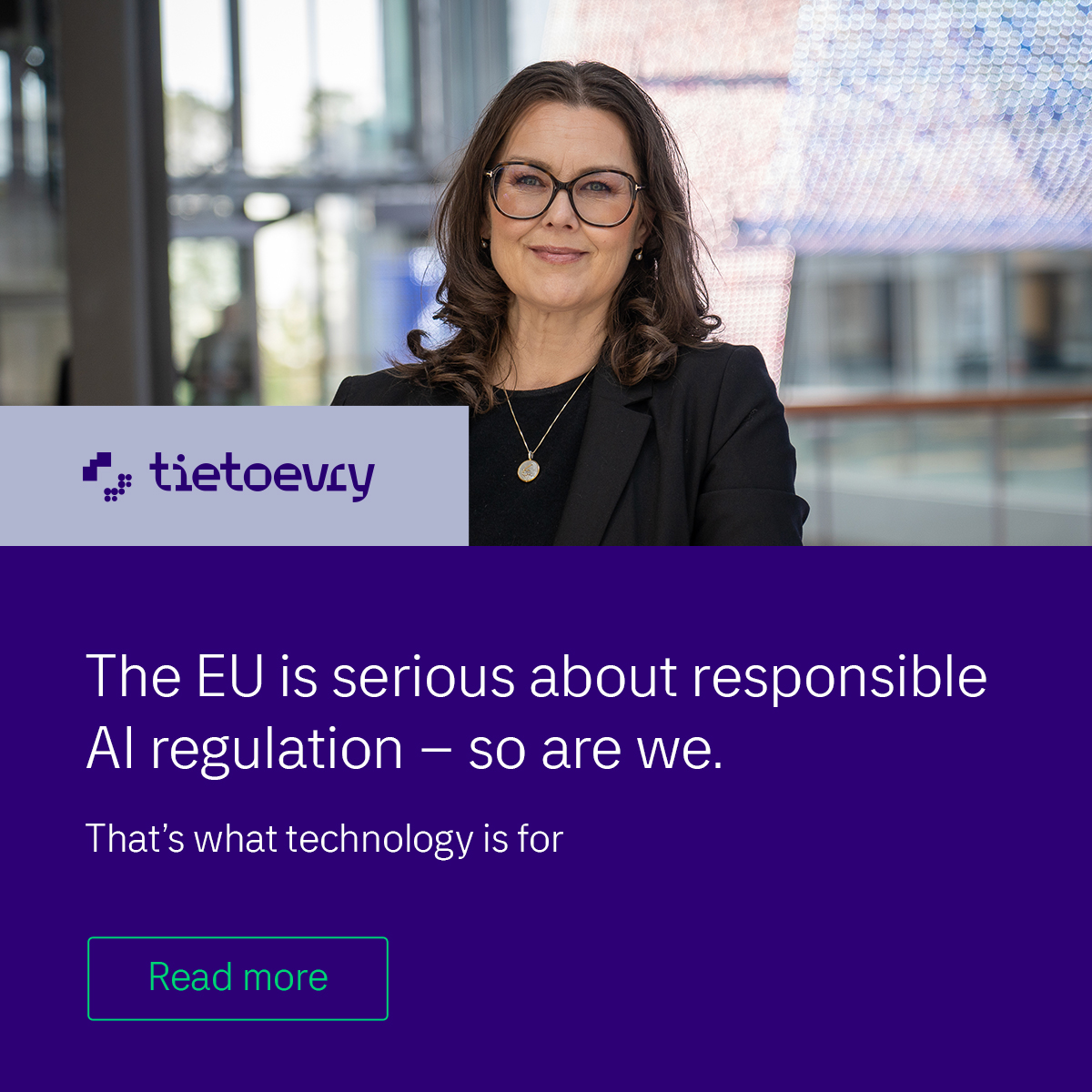 Tietoevry's tweet image. After years of development, the time to prepare for the EU&apos;s AI Act is now. Want to know what it means for you? Tietoevry&apos;s Wenche Karlstad provides the answers. bit.ly/4f2X1l2

#ResponsibleAI #Tietoevry #PurposefulTechnology #AI