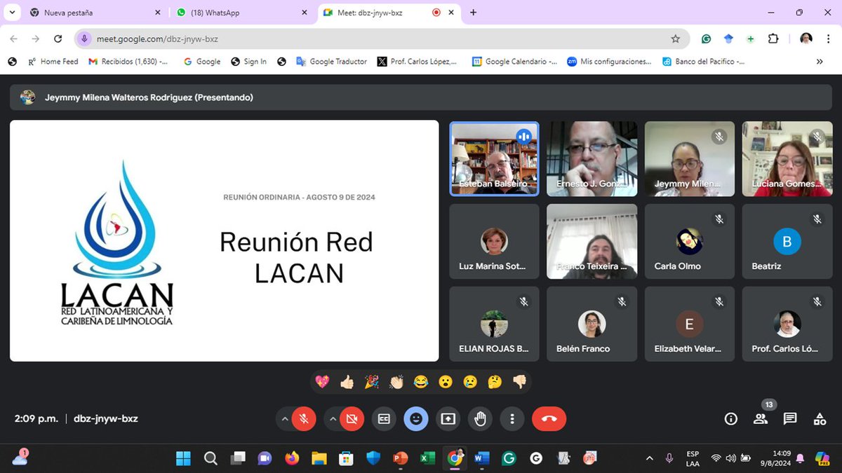 Red Latinoamericana y Caribeña de Limnología LACAN (@rlimnologia) on Twitter photo With the participation of the Executive Committee and other partners, <a href="/RLimnologia/">Red Latinoamericana y Caribeña de Limnología LACAN</a> held its general assembly to discuss activities in the second half of 2024. We wish great success and the increasingly active participation of its partners. <a href="/NeolimnosRCL/">Red Colombiana de Limnología- NEOLIMNOS 🇨🇴</a> <a href="/AB_limno/">Popularizacao AB limno</a> <a href="/RedELimnologia/">Red Ecuatoriana de Limnología</a> With the participation of the Executive Committee and other partners, <a href="/RLimnologia/">Red Latinoamericana y Caribeña de Limnología LACAN</a> held its general assembly to discuss activities in the second half of 2024. We wish great success and the increasingly active participation of its partners. <a href="/NeolimnosRCL/">Red Colombiana de Limnología- NEOLIMNOS 🇨🇴</a> <a href="/AB_limno/">Popularizacao AB limno</a> <a href="/RedELimnologia/">Red Ecuatoriana de Limnología</a>
