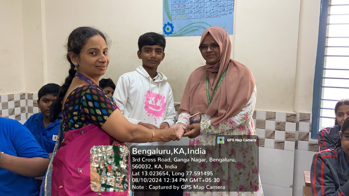 ieeeatria's tweet photo. We successfully conducted our first IEEE WIE outreach at BBMP High School, led by Dr. Prasuna and Prof. Shilpa M N. Students explored embedded systems and sensors, with goodies awarded during Q&amp;A.
@IEEEorg | @ieeebangalore | @IEEEWIE | https://t.co/JXK55A7Clj