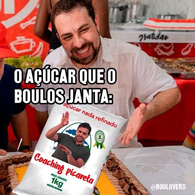 Açúcar no boulos deles