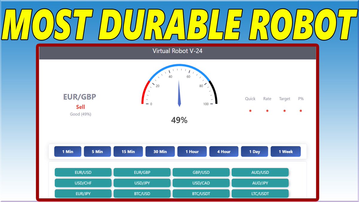 Trading_hwity's tweet image. Deposit $78 Quotex to Make Profit of $2507 in SINGLE DAY using Virtual Robot V24

#quotex #quotextrading #robotv24pro #virtualbotv24 #virtualrobotv24pro #quotexprofit #quotexsignals #quotexbot #quotexstrategy

Must Watch: youtu.be/vOynCR9GcbQ