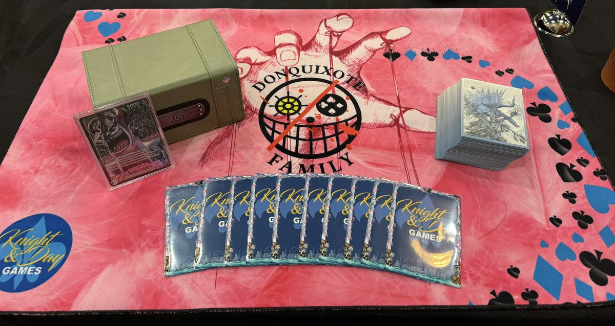 <a href="/CoreTCG/">CoreTCG</a> Offline One Piece Regionals today 🏴‍☠️

Decided to just stick to Moria, hoping to dodge a sea of BY Luffy 💀 

List by <a href="/TeamSeafoodKing/">SFK</a>  

As always progress below 👇🏽 

Sponsored <a href="/KnightDayGames/">Knight & Day Games</a> player 🏴‍☠️