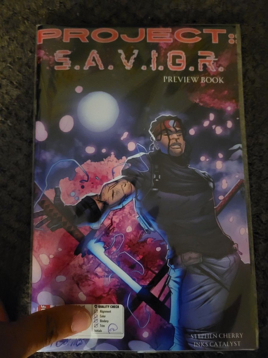 YoungSC551's tweet photo. @Prophecy_Comics The preview issue proof just came in getting ready to really promote this project coming up also got some trading cards coming out with each issue go check out 
https://t.co/53ej9ObZiJ https://t.co/8cA6ZoEmIJ