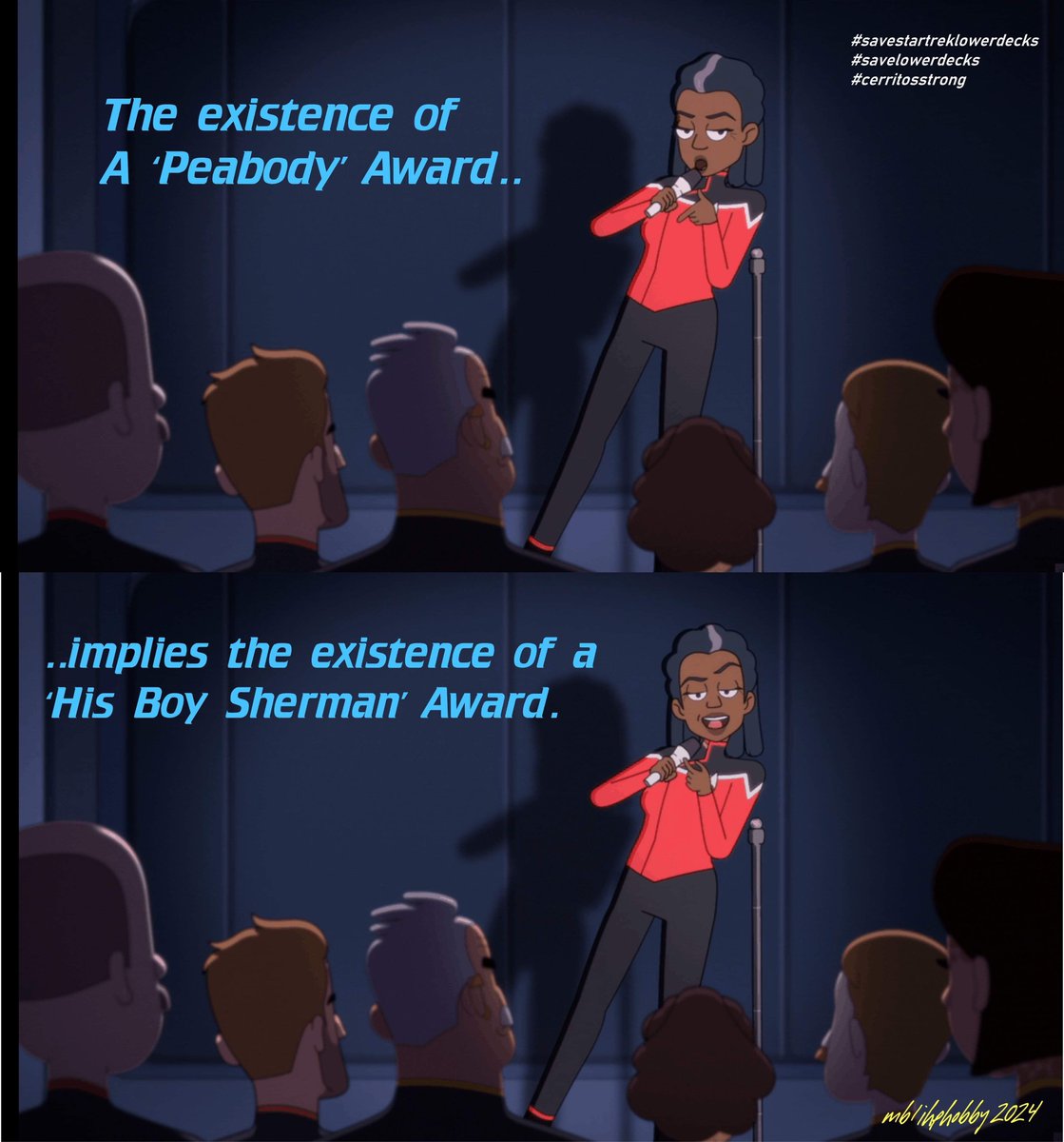 I’m not the only one who’s thought of this, no? 😃

#savelowerdecks
#startreklowerdecks