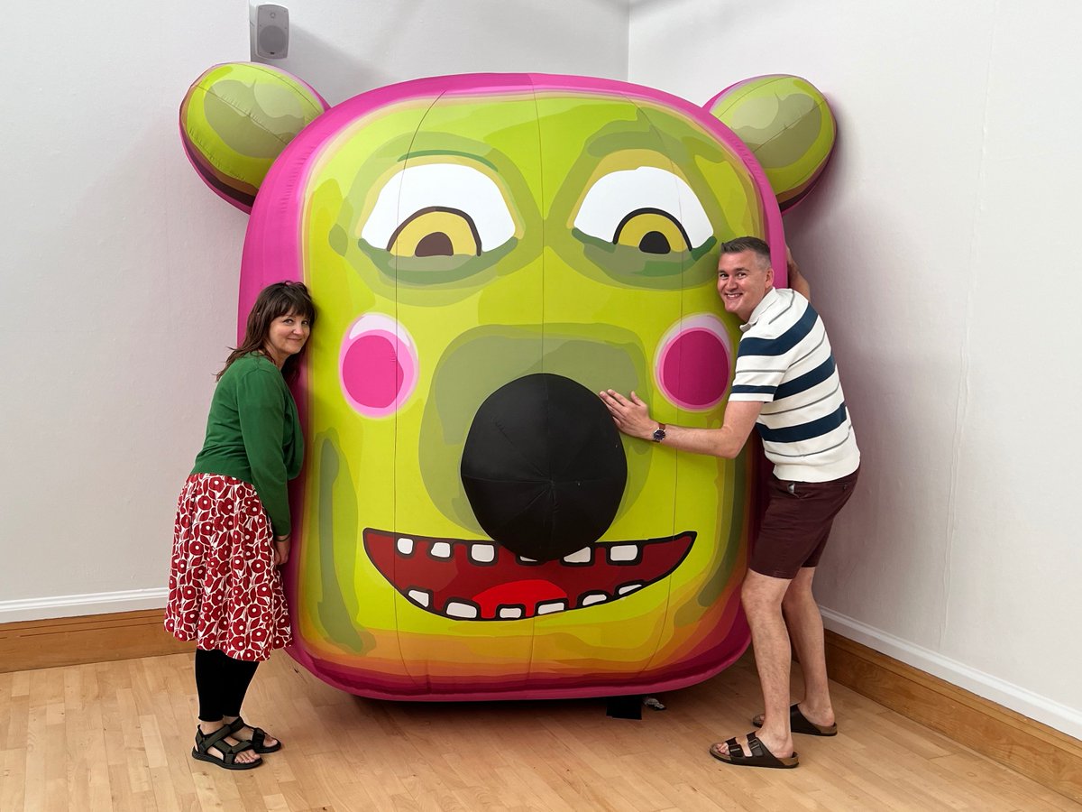 … before he and Rebecca showed us how to “get a-head” in children’s illustration.