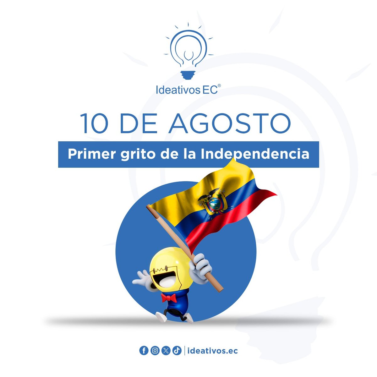 #DiaHistoricoEcuatoriano🤓
El 10 de agosto de 1809 marca el primer grito de independencia en Quito, un día histórico que inició el camino hacia la libertad de América Latina. 🫡
.
#Historia #Independencia #Ecuador #Guayaquil