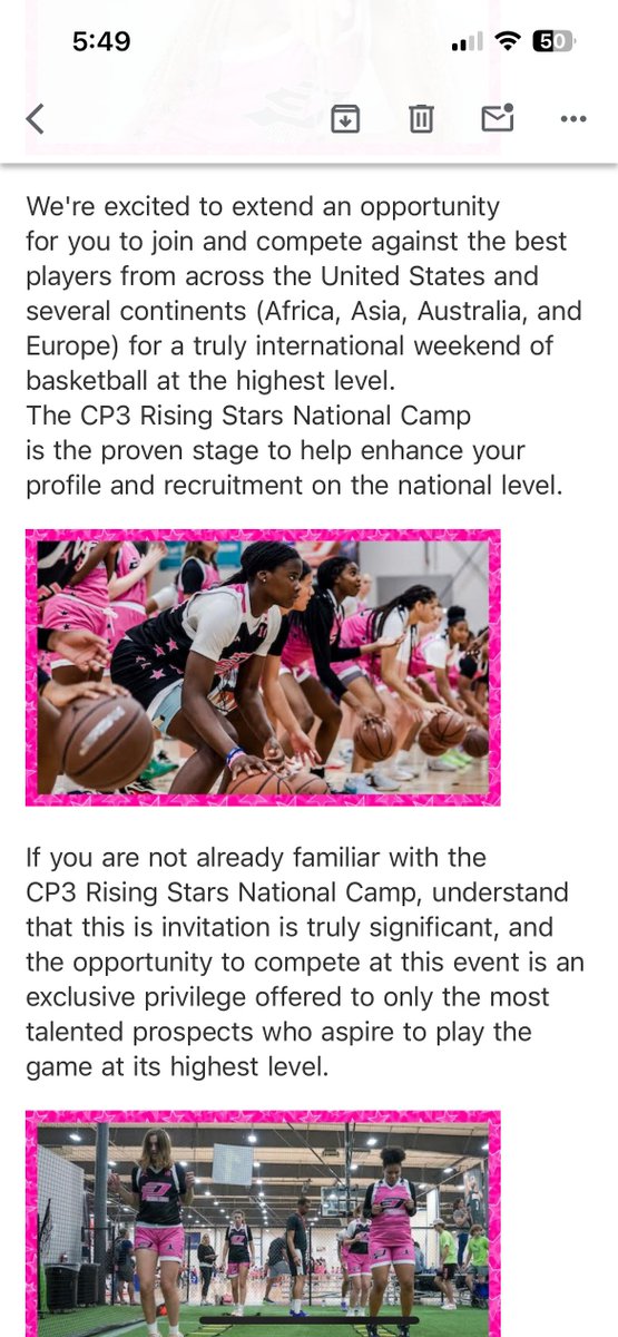 Thank you so much #CP3Girls 🙏