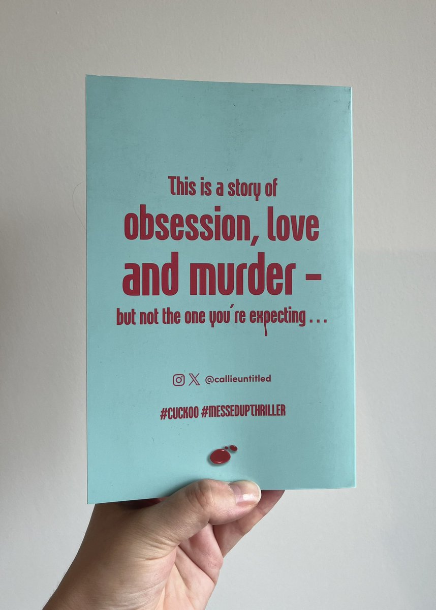 sarahbonner101's tweet photo. First #bookpost to the new house was a proof of @callieuntitledβs debut CUCKOO
I read a super early draft of this and loved it, so I canβt wait to read the final version β€οΈπβ€οΈ
#MessedUpThriller #Cuckoo https://t.co/MajmgbRd5N