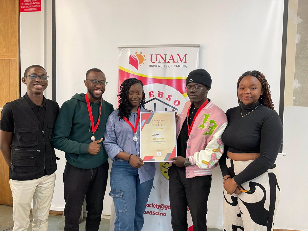 udebso's tweet photo. The Intersociety debate competition was a success. UNAS won first place, LAMA won second place and NANSO won third place. Ara David won best speaker. Thank you to the participants, organizers and everyone who showed up. https://t.co/kzrVg26B1l