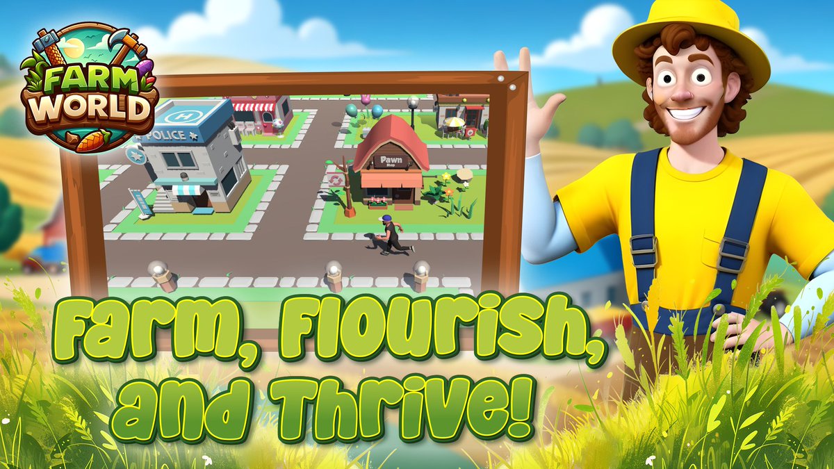 playfarmworld's tweet photo. 🌾✨ Farm, Flourish, and Thrive with #FarmWorld! 🚜🌻

Hey #FarmWorld family! Ready to elevate your farming game from simple cultivation to a thriving success? Every day brings a chance to not just grow crops, but a prosperous future!

🌱 Thrive with Us:

🌿 Cultivate with Care: Pick the right crops for your environment and nurture them with expert practices for robust growth.
🔧 Innovate Constantly: Adopt the latest farming tech and sustainable methods to boost efficiency.
🤝 Build Community: Connect with fellow farmers, exchange insights, and support each other's success.

🌟 Let's go beyond farming—let's flourish! Join #FarmWorld where we're growing possibilities, not just crops.

👨‍🌾 Ready to transform your farm? Plant your seeds with us and watch your dreams flourish!

#KingdomCombat #GameFi #Blockchain #Crypto