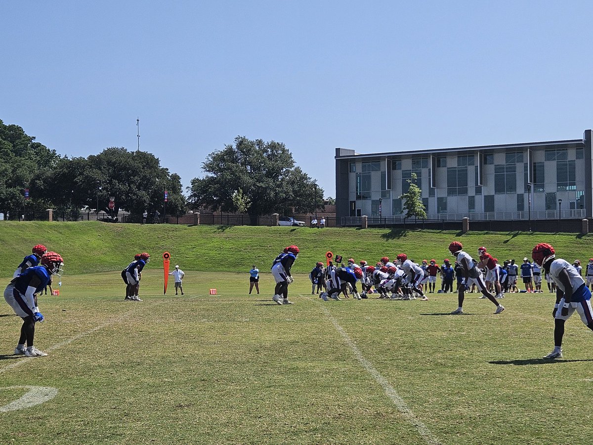 Matt Belinson (@belinsonmatt) on Twitter photo Takeaways from #LATech two-hour scrimmage this morning:
- Defense with 5 takeaways. DBs looked great in coverage. Big PBUs from Cedric Woods/Demarcus Griffin Taylor
- TE Eli Finley & WR Marlion Jackson had great catches
- RB Fred Robertson with a 50+ yard TD run in the 2nd half Takeaways from #LATech two-hour scrimmage this morning:
- Defense with 5 takeaways. DBs looked great in coverage. Big PBUs from Cedric Woods/Demarcus Griffin Taylor
- TE Eli Finley & WR Marlion Jackson had great catches
- RB Fred Robertson with a 50+ yard TD run in the 2nd half