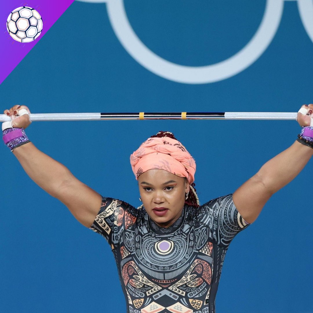 Futbolin96Ec's tweet photo. #Ecuador

#NeisiDajomes obtuvo la medalla de bronce en la modalidad de 81Kg femenino. Con 267kg en total la ecuatoriana quedó en tercer puesto tras la egipcia y la noruega que impuso record olímpico. https://t.co/zOVVhrexIA