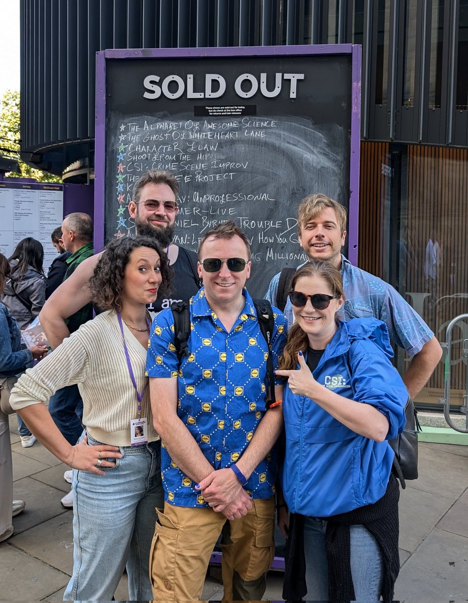 CSI Edinburgh.

#UnleashYourFringe <a href="/edfringe/">Edinburgh Festival Fringe</a> 2024.

Mirth meets murder in the world's daftest AWARD-WINNING comedy whodunnit.

2-25 Aug 3:10pm <a href="/FollowTheCow/">Underbelly Edinburgh</a> Underbelly.

No one knows who the killer is, not even the cast.

TKTS underbellyedinburgh.co.uk/event/csi-crim…