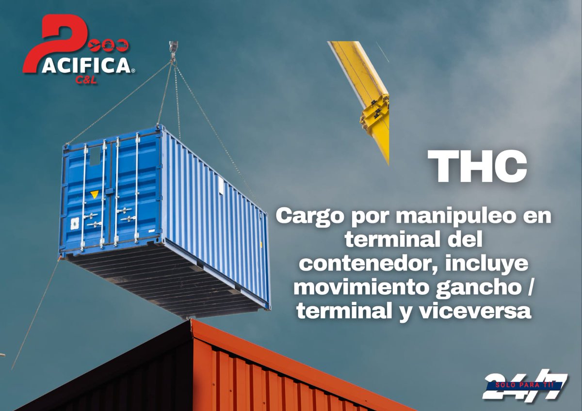 CustomsPacifica's tweet photo. Conoce más sobre los recargos de un embarque 
¡Términos utilizados en transporte marítimo 
 ☎️871 404 6902
📩Pricing@pacificacl.com
#fleteinternacional 
#Aduanas
#Logística
#SupplyChain
#Transportelnternacional
#Exportaciones
#Importaciones
#ComercioExterior
#CadenaDeSuministro https://t.co/LEsdMFDMbS