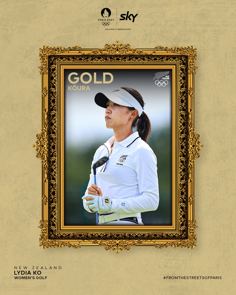 Rio 2016 🥈 
Tokyo 2020 🥉 

And now Gold 🥇 in #Paris2024 for Lydia Ko 👏 🇳🇿