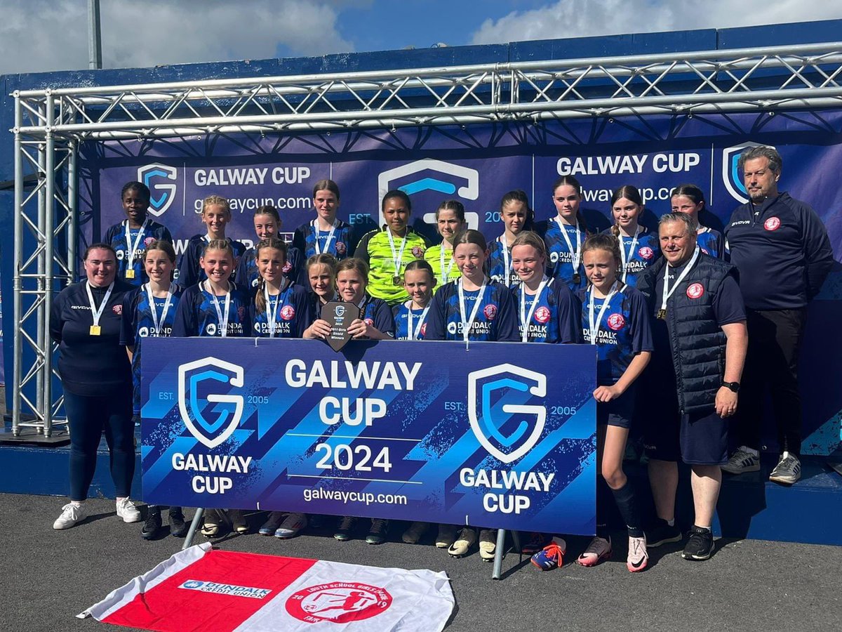 Introducing.........

The 2011 Girls Shield Winners for 2024 at Galway Cup 

An incredible achievement for the girls and their coaches.....well done to everyone who players their part the weeks success and to everyone for their support 
🎉🏆🎉🏆🎉🏆🎉🏆🎉🏆
<a href="/dundalkcu/">Dundalk Credit Union</a> 
🔴⚪🔴⚪🔴