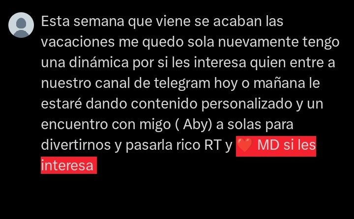 A quien interese lo espero en privado 😈😈💦💦