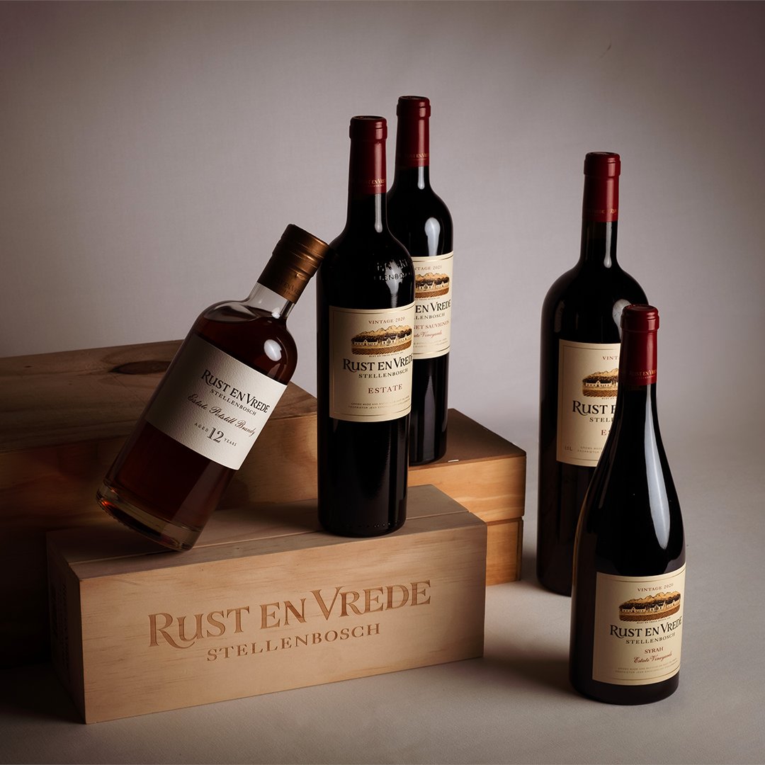 Join the Rust en Vrede Wine Club! Receive a regular delivery of Rust en Vrede wine, along with member benefits such as discounts on thestellenboschcollecion.com, dining at our Tasting Room, and exclusive club events. Visit thestellenboschcollection.com/checkout/club/… to subscribe.