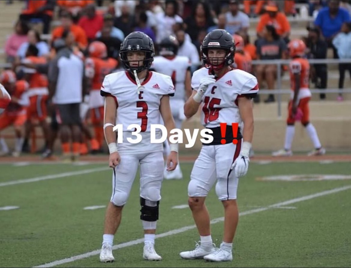 We are 13 Days away from Cardinal Football‼️
#beatwestbranch #beatpoland