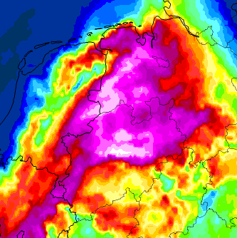 sturmwetter1703's tweet photo. ICON 12z
Dienstag Abend in NRW/NDS 3000-4000 J/kg mit einem #Taupunkt bis 26°!
Es werden auch #Gewitter gerechnet, diese dann mit tropischen #Starkregen >25 L in 10 Minuten!
Am Mittwoch in ganz #Deutschland #Unwetter!
🔴🟣⛈️ https://t.co/EJ5IFDydos