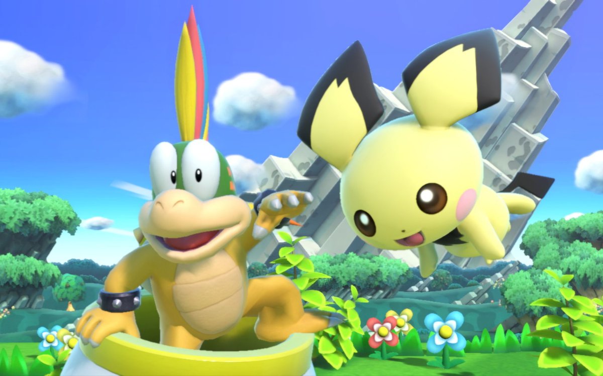 GoldRainbowMari's tweet photo. Lemmy found a Pichu during his travel. He decides to train and have some fun with Pichu.
Lemmy's journey is going to be so much fun with Pichu.
Happy Lemmy Day, everyone!
#LemmyKoopa #LemmyKoopaDay #KoopaWeek #KoopaWeek2024 https://t.co/kakHXniqfG