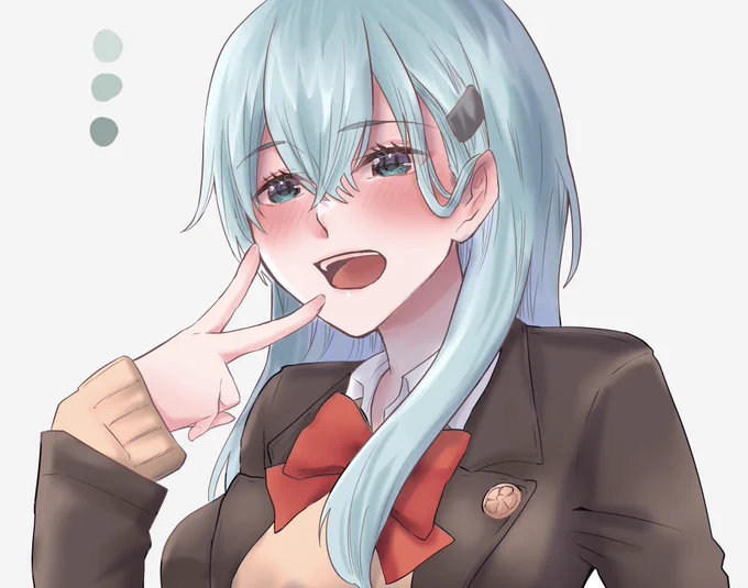 鈴谷さん!ワンドロ塗り直し・:*+.\(( °ω° ))/.:+ 