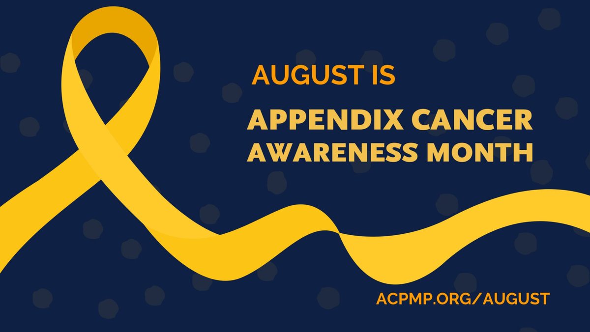 HeartlandCancer's tweet image. August is #AppendixCancerAwarenessMonth

#AppendixCancer is considered &quot;extremely rare.&quot; Most individuals are diagnosed in their 40s and 50s. It is generally thought that there is no genetic link, and risk factors are unknown.