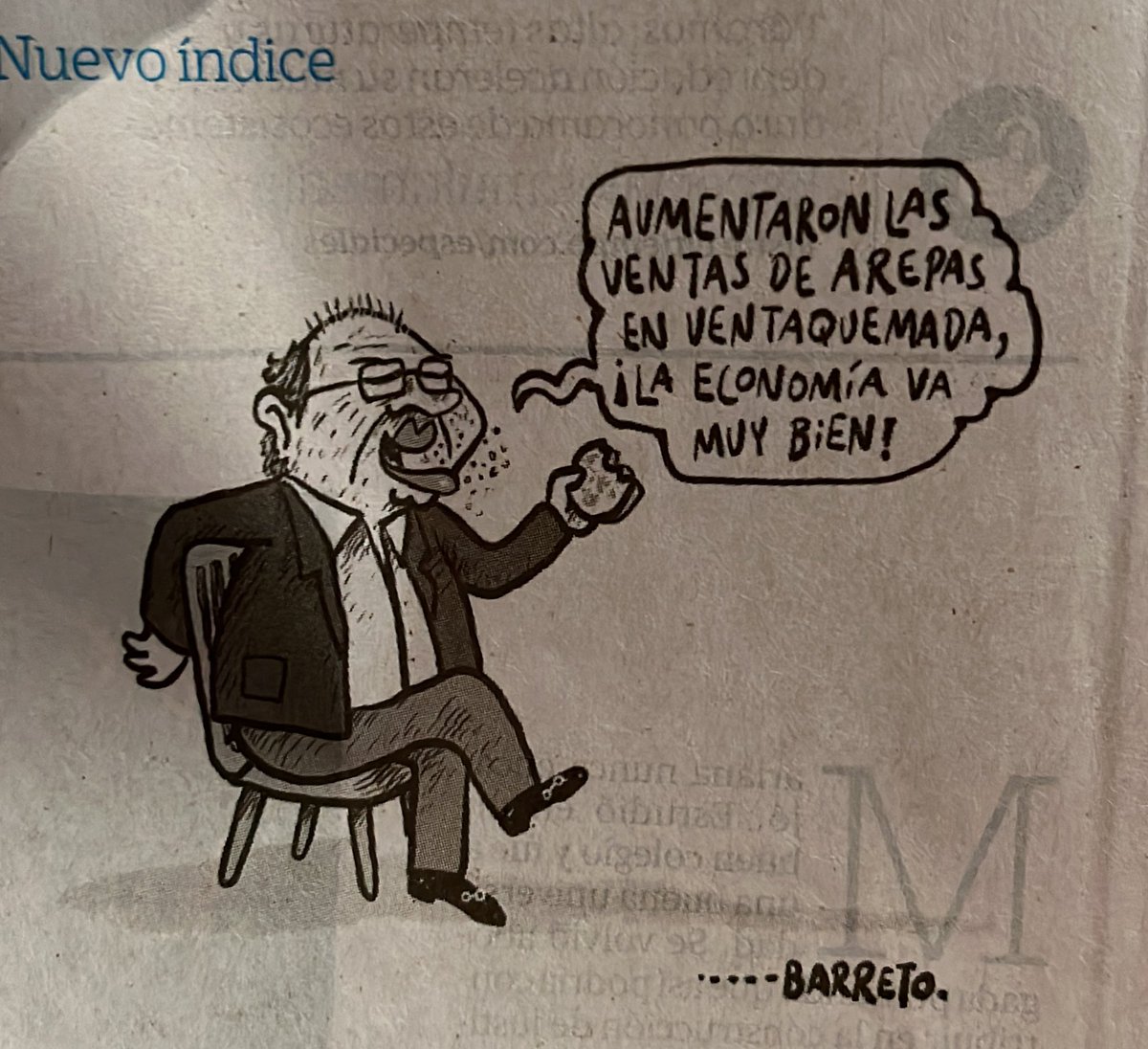 GpuertaZuluaga's tweet image. El índice del peor economista sobre la faz de la tierra. 
El comandante cacas se la #cacástrofe

#Barreto