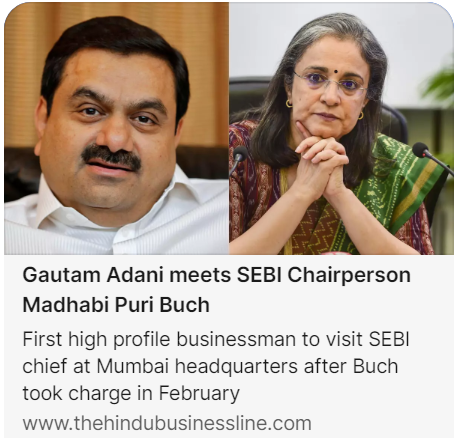 amitbhawani's tweet photo. The #HindenburgResearch 10th Aug 2024 Report is out!
This time its on The Current Chairperson of SEBI, Madhabi Puri Buch.
So its not linked to #Ambani #Reliance #HDFCBank but again, back to #Adani itself.
Read more at https://t.co/kBo6inU7Lh #HindenbergReport https://t.co/En8PUB6ulR