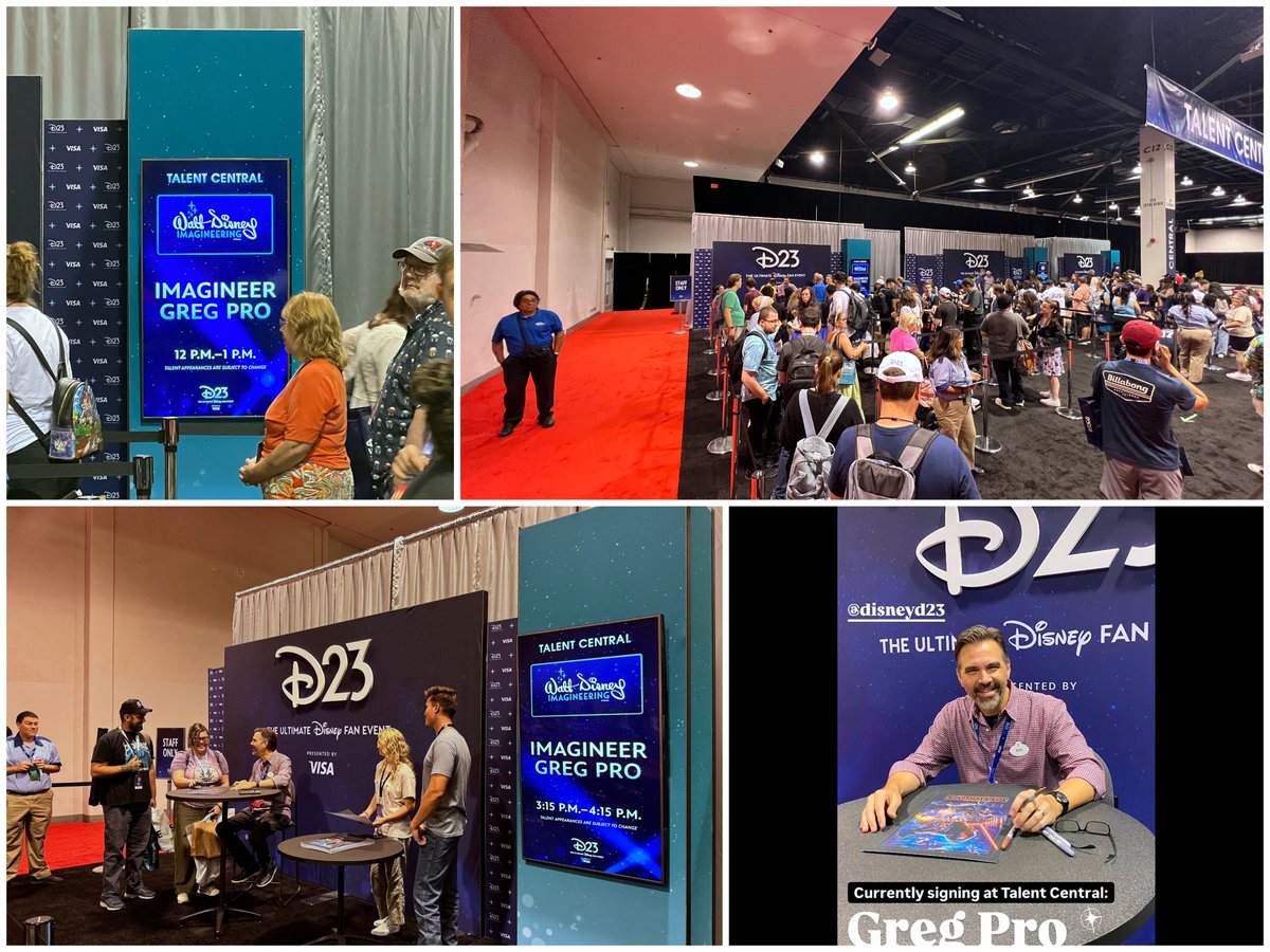Had a great time meeting so many wonderful people at D23! #D23 #Disney #imagineering #disneyparks