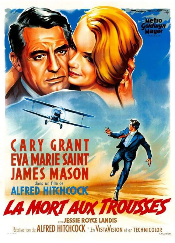 philippe_rouyer's tweet image. Au #SondageHitchcock, je vote «La Mort aux trousses» (1959) Parce que c’est une parfaite harmonie entre suspense, humour et romance. Une suite de séquences brillamment mises en scène et interprétées au son de la musique sublime de Bernard Hermann. La plus belle poursuite en avion