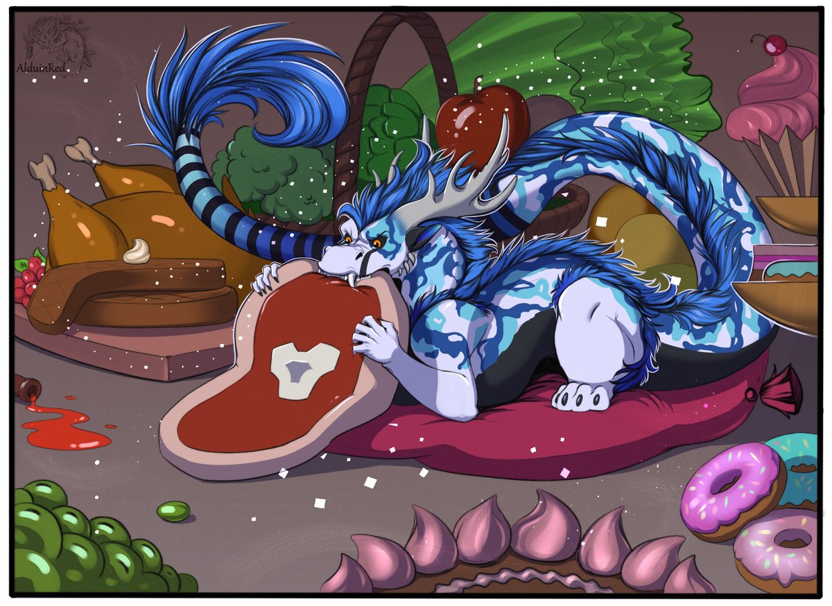 Nom nom
#Furry #dragon