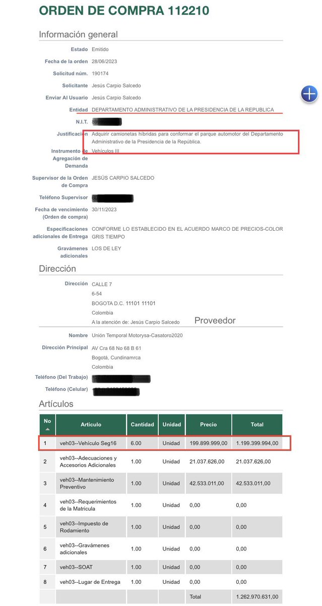 Danielbricen's tweet photo. $7.419.086.518 se gastó el presidente Gustavo Petro comprando nuevas camionetas blindadas, camionetas híbridas y nuevas motos para la Presidencia de a República.

$2.608.289.000 piensa gastarse el alcalde Galán para comprar nuevas camionetas para su esquema.

Ambos son derroche. https://t.co/a891tMnCLS