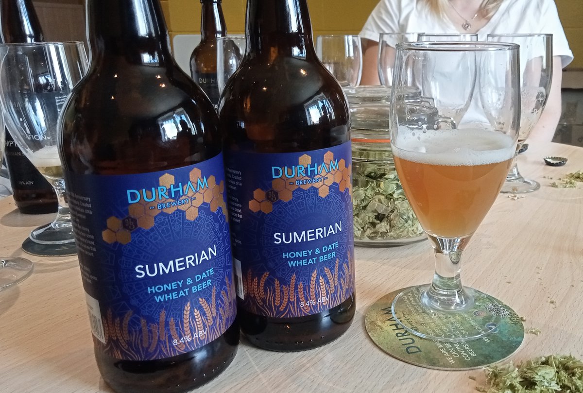 Splendid afternoon on a brewery tour at <a href="/durhambrewery/">The Durham Brewery</a> where I discovered my new favourite beer courtesy of Head Brewer @durhambreweryel #sumerian #durhambrewery