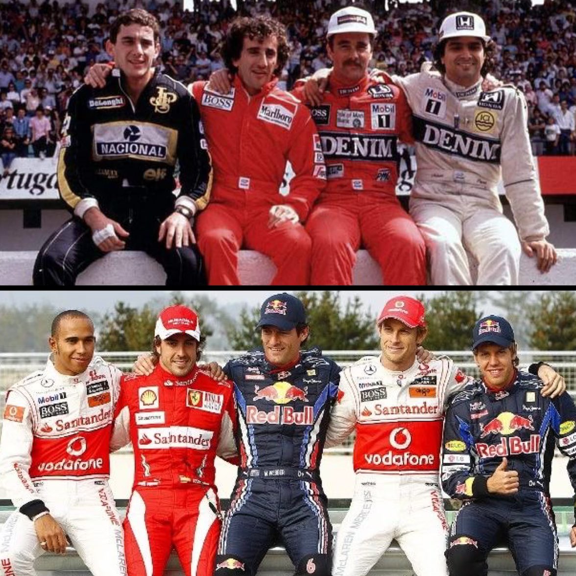 FormulaBckflips's tweet photo. Who did it best? 🐐🤔 https://t.co/piIW8tSdcY