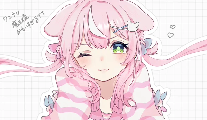 みてみて、新しいいぬをみつけたよ。 #Nari_Art
