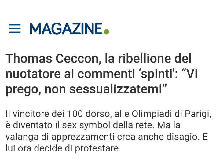 Magna tranquillo ceccon che qua l'argomento è anthony ammirati.