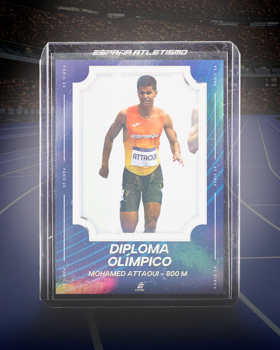 atletismoRFEA's tweet photo. 𝑬𝒏𝒕𝒓𝒆 𝒍𝒐𝒔 𝒈𝒓𝒂𝒏𝒅𝒆𝒔 𝒅𝒆𝒍 𝒎𝒆𝒅𝒊𝒐𝒇𝒐𝒏𝒅𝒐, 𝑫𝑰𝑷𝑳𝑶𝑴𝑨 𝑶𝑳𝑰́𝑴𝑷𝑰𝑪𝑶

800 m 🚹 FINAL #Paris2024

5º @attaoui800 ⏱️ 1:42.08
👉Su segunda mejor marca de siempre, a sólo cuatro centésimas de su R.ESP
👉 Iguala el mejor puesto de un español en JJOO
👉 La mejor marca de un español en unos JJOO

Tremenda FINAL OLÍMPICA y FABULOSO nuestro gran mediofondista 

#EspañaAtletismo 🇪🇸 #PasiónPorCompetir

📺@teledeporte @rtveplay
📊 https://t.co/SN5GAIcIhp