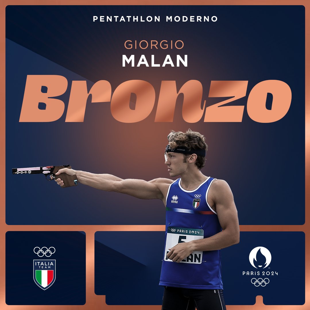 MERAVIGLIOSOOOOOOOOOO 🥉

#ItaliaTeam <a href="/Federpentathlon/">FIPM</a> #Paris2024