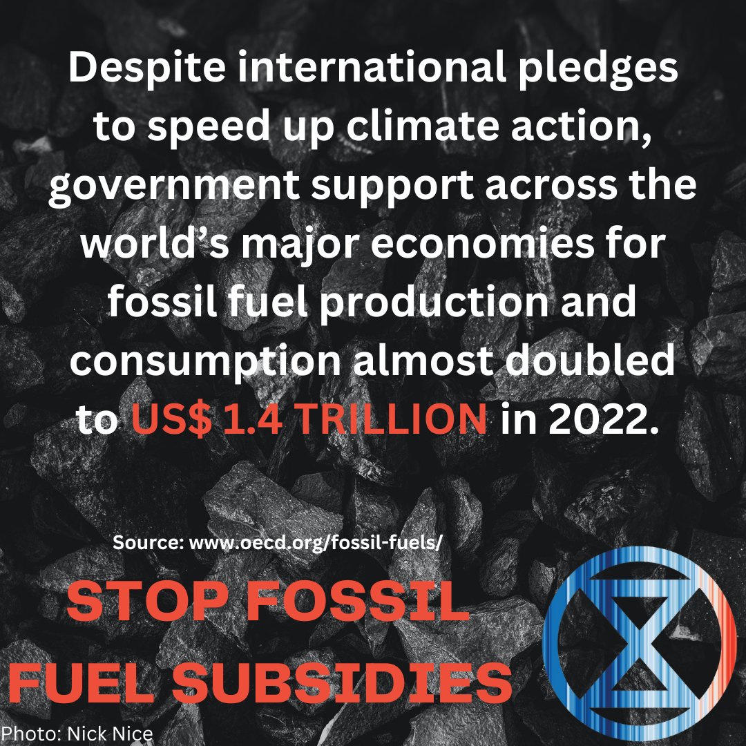 ScientistRebel1's tweet image. A short thread on the outrageous financial support given to  the fossil fuel industry. 

#StopFossilSubsidies