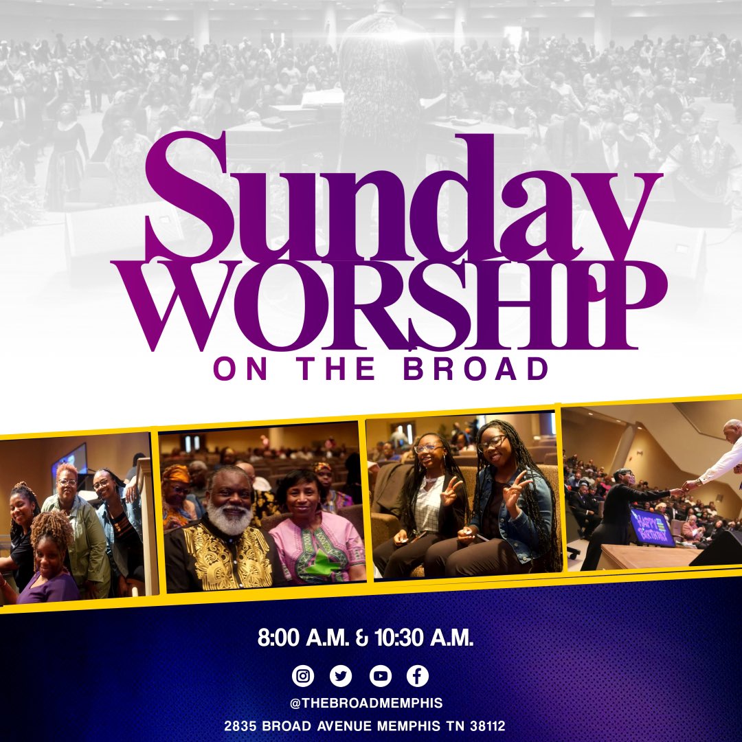 🌟 Join us tomorrow for a blessed day of worship at First Baptist Church Broad! 🙏✨

We have two opportunities for you to come together in praise and fellowship: 🕗 8:00 AM 🕥 10:30 AM