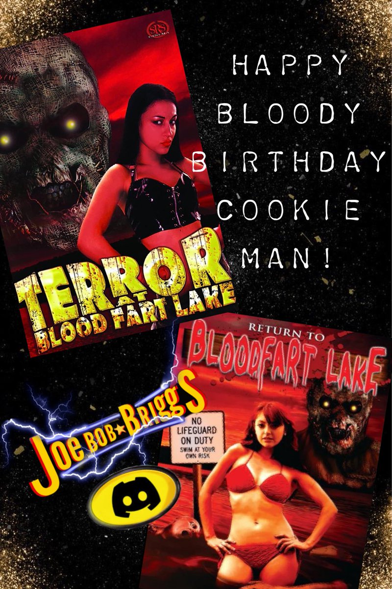 Come join us tonight at 9pmET on the Joe Bob Briggs discord for a special birthday celebration as we watch Terror at Blood Fart Lake and Return to Blood Fart Lake! discord.gg/f2tXvMRnhY #terroratbloodfartlake #horror