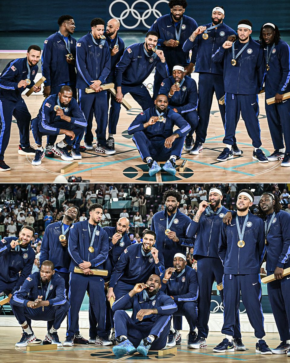 TEAM USA WITH THEIR GOLD MEDALS 🥇🇺🇸