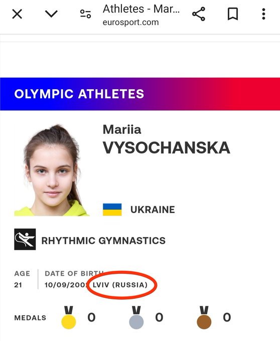 001_blog's tweet photo. If a journalist cannot continue his education after nursery school, the only choice for a job is @eurosport. 
#Lviv is #Ukraine https://t.co/rdzK3L4Wt1