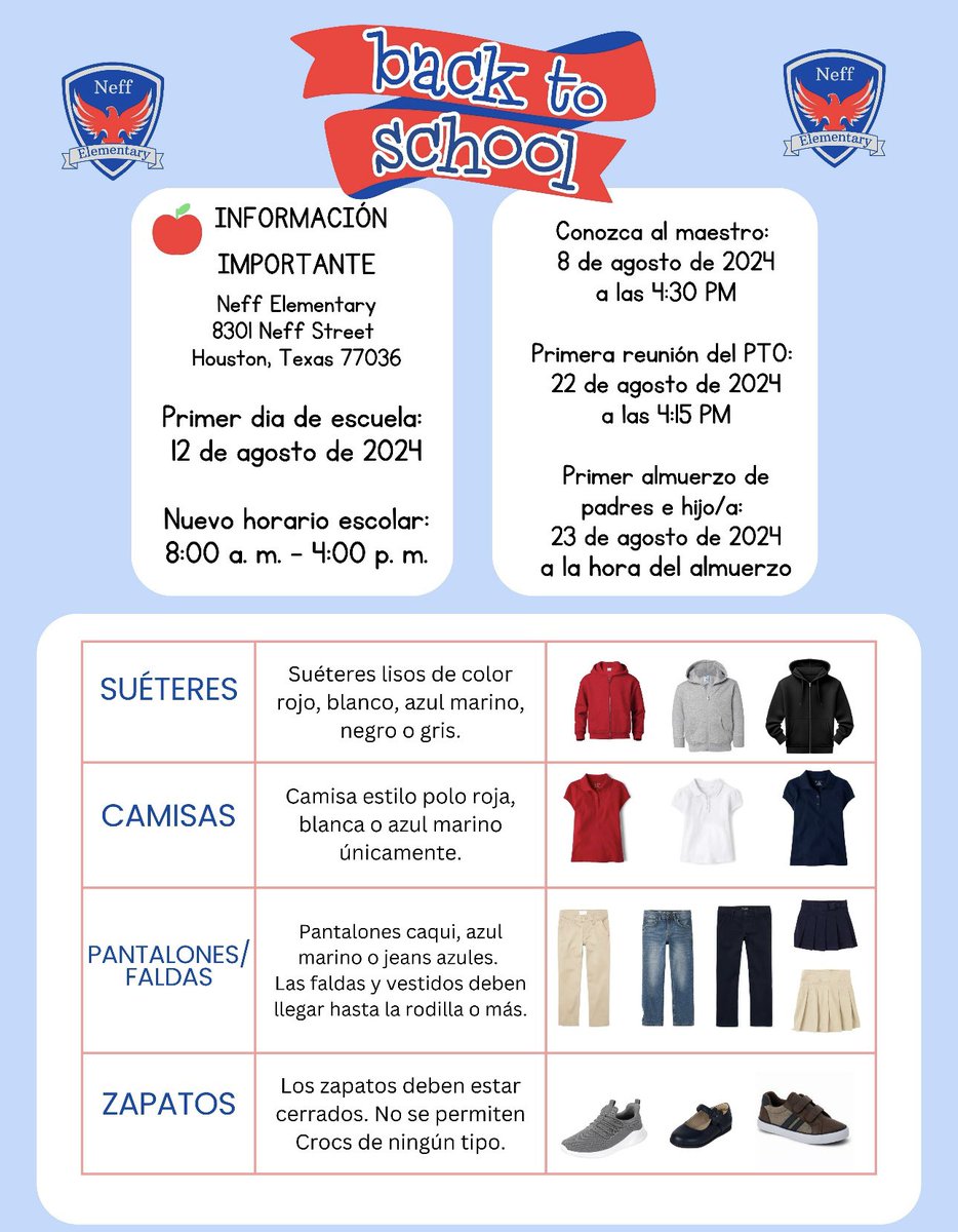 Neff dress policy 🏫 El uniforme de Neff.