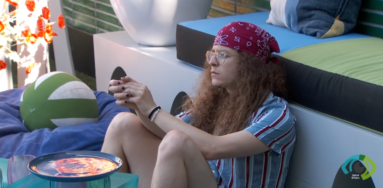 BBNutters's tweet photo. The look when you realize your game is screwed for next week. 😬 #BB26 https://t.co/DnoYZKBHBP