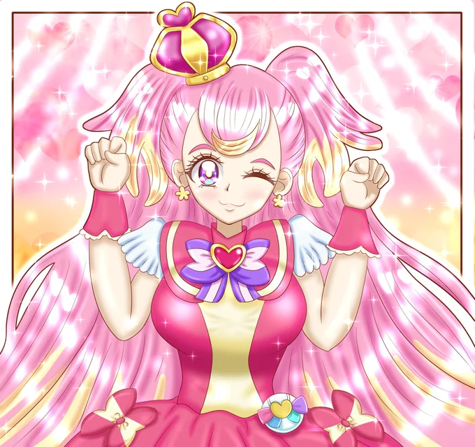 おはようございます今日は日曜日という事で過去絵のキュアワンダフルで失礼しますわんぷりも映画公開まで一ヶ月となりましたね今回のゲストプリキュアはまほプリとひろプリなのでそちらも楽しみにしていたりします(*'▽`*) 